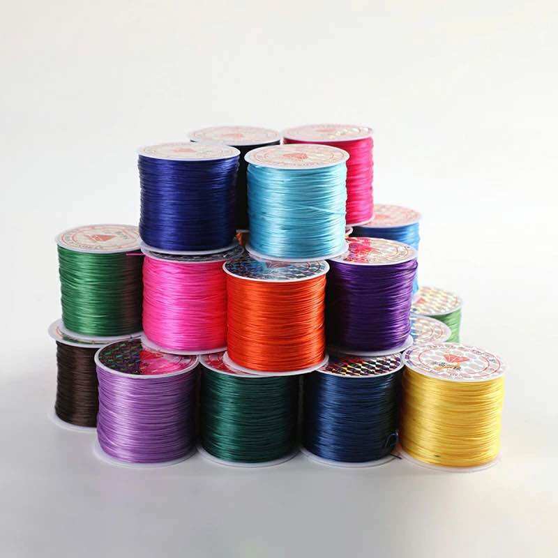[HCM]Cuộn cước lụa co giãn xâu vòng 50m cuộn dày loại 1