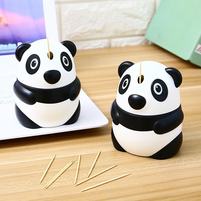 Hộp đựng tăm gấu trúc