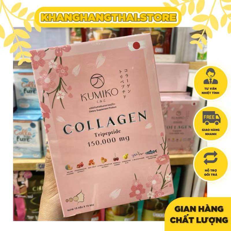 Hộp 15 gói collagen kumiko thái lan