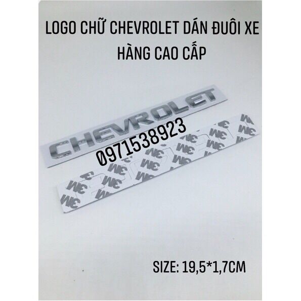 LOGO CHỮ CHEVROLET CAPTIVA LS CAO CẤP GIÁ RẺ