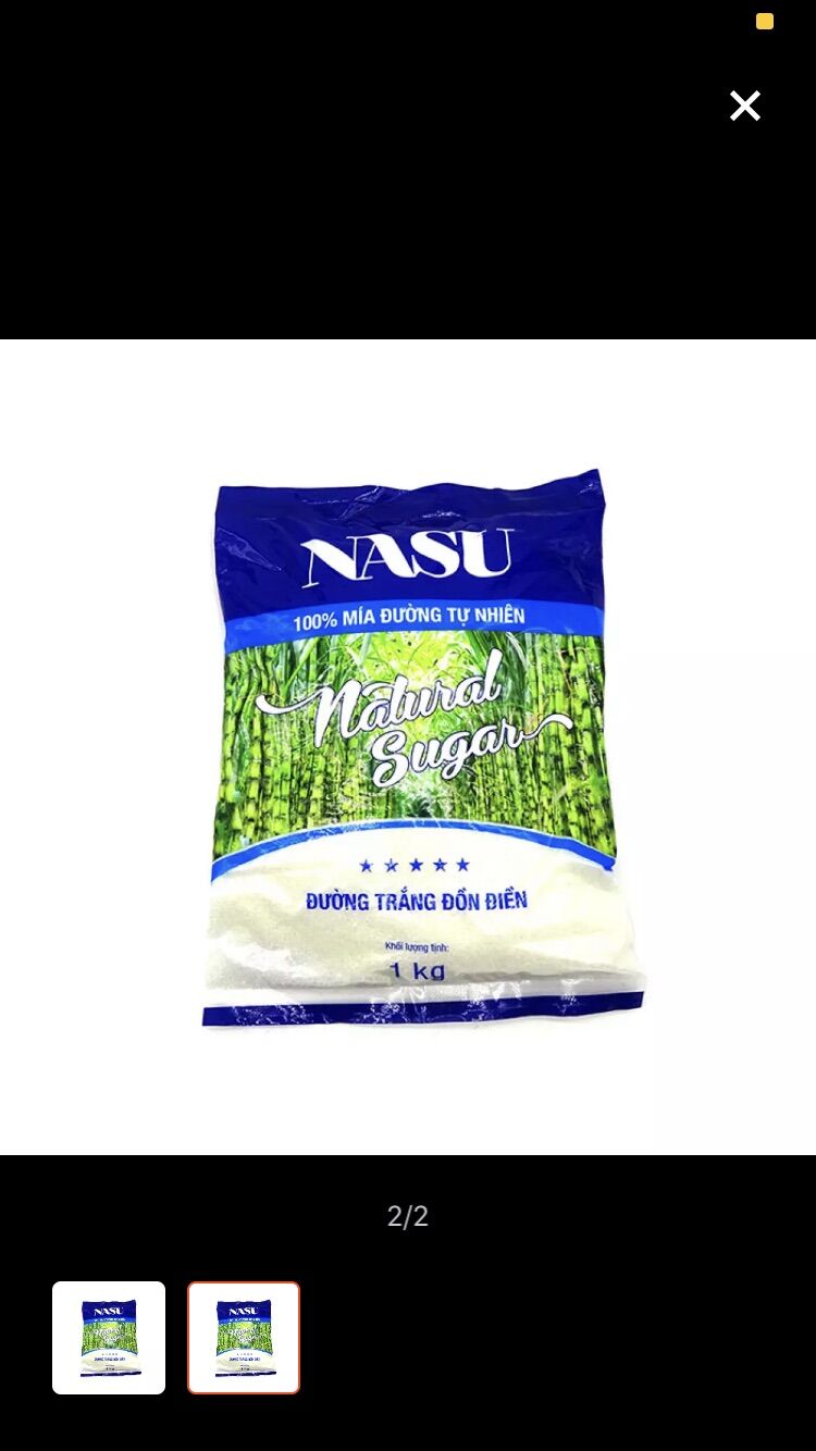 Đường trắng nasu -túi 1kg