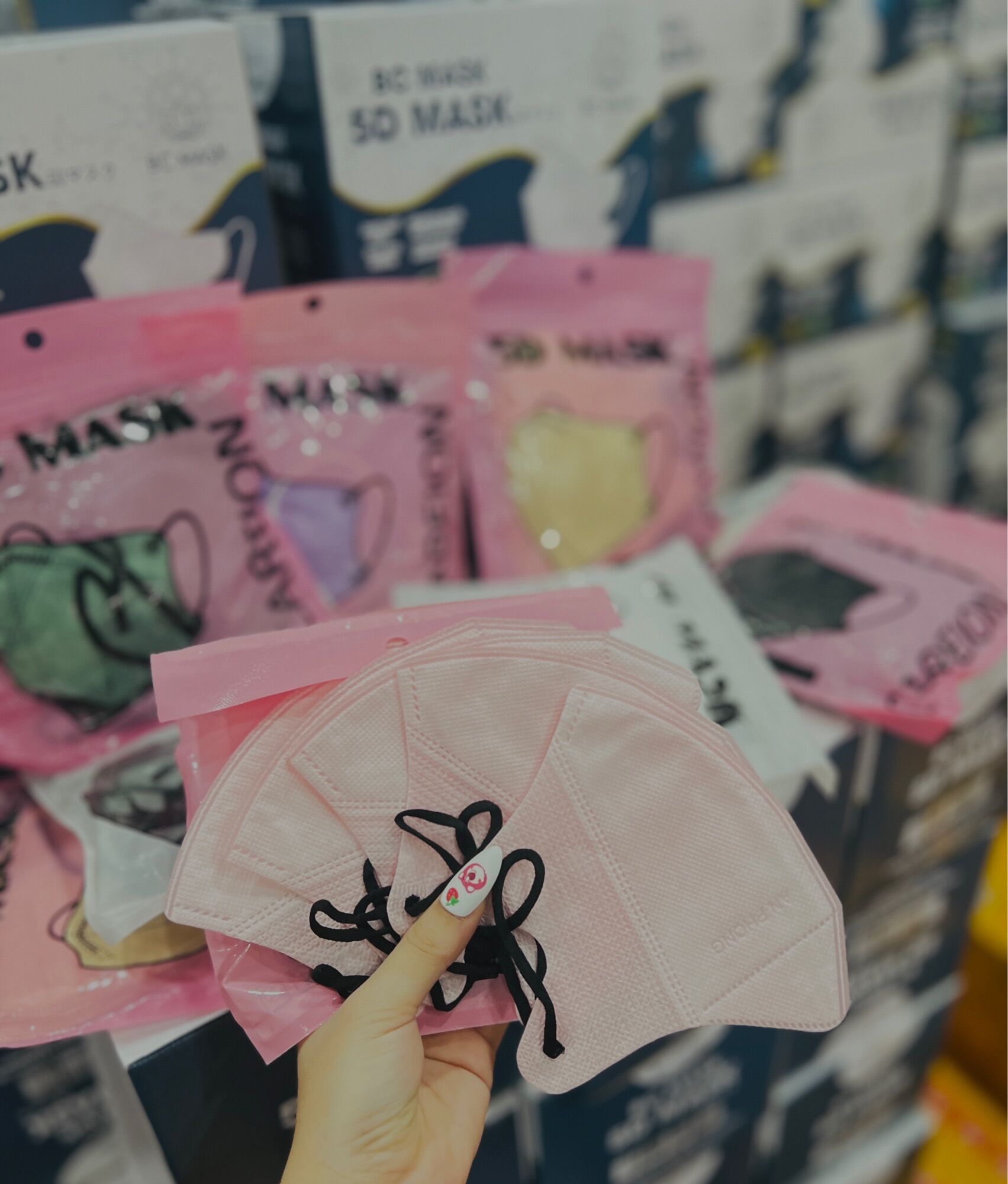 Combo 100c KHẨU TRANG 5D AN PHONG MIX MÀU