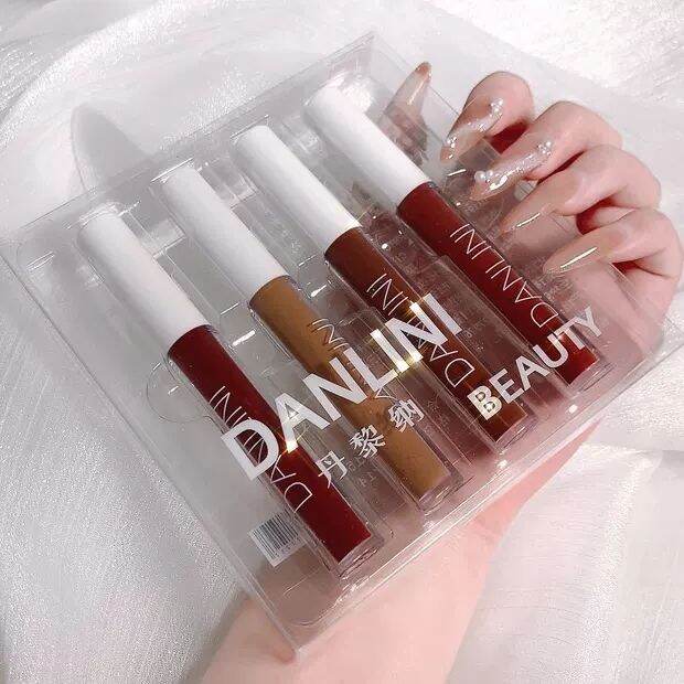 Set son 4 cây danlini -set son kem lì phiên bản mới nhất - son trung hàng