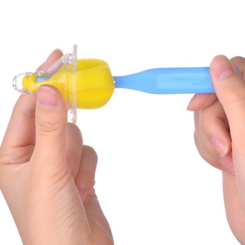 Cọ rửa núm ty bình sữa đầu bông dài 5cm