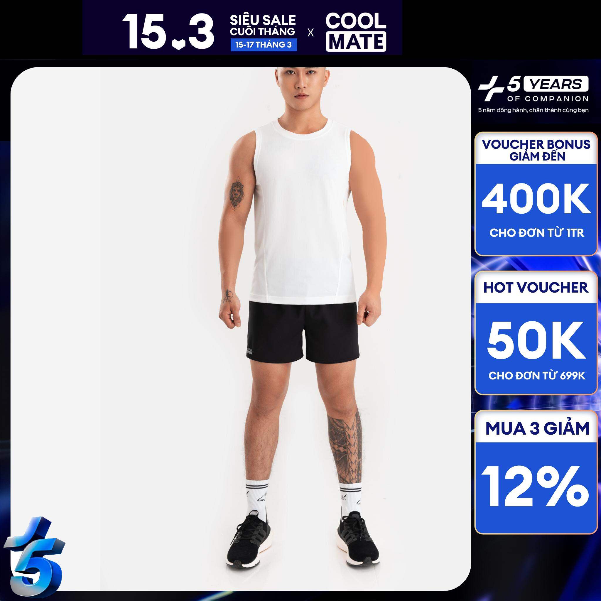 [CHỈ 15.3 MUA 3 GIẢM 12%]COOLMATE - Active Box - Set đồ thể thao nam sát nách, vận động luôn thoải mái