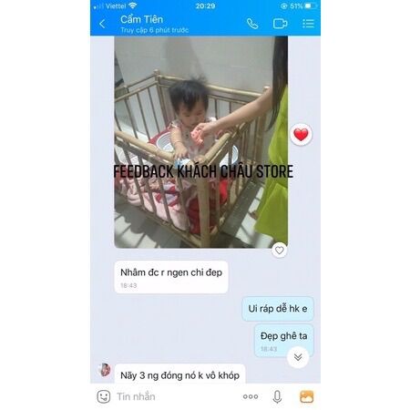 Chuồng tre, cũi tre, nôi tre cho bé tập đứng