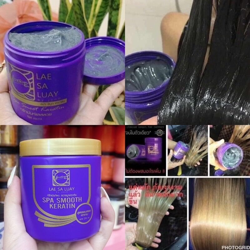 KEM Ủ TÓC XẢ TÓC Ủ LỤA KERATIN LAE SA LUAY 250ml THÁI LAN
