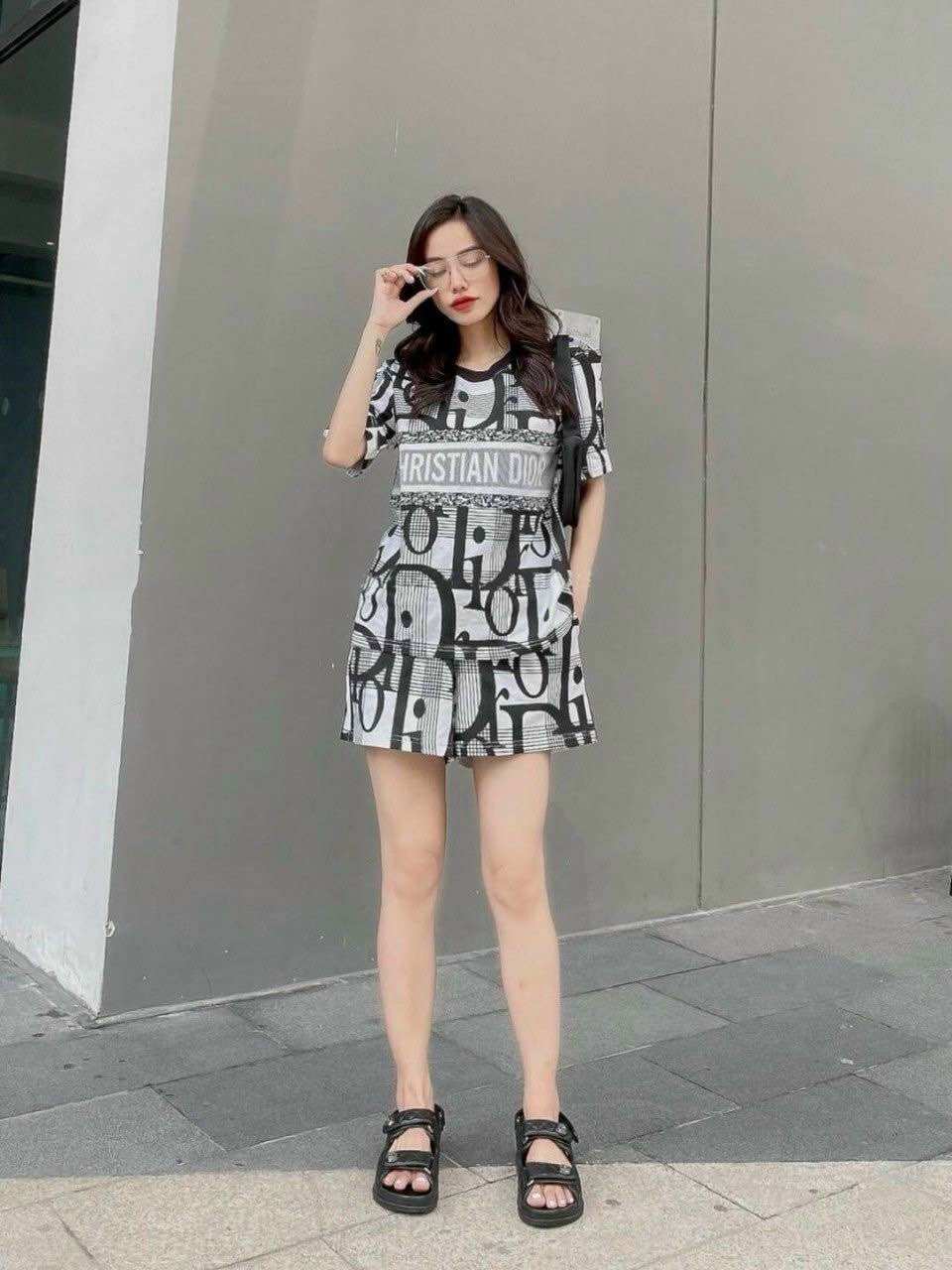 SÉT BỘ NỮ THUN LẠNH HOẠ TIẾT 3D CAO CẤP
