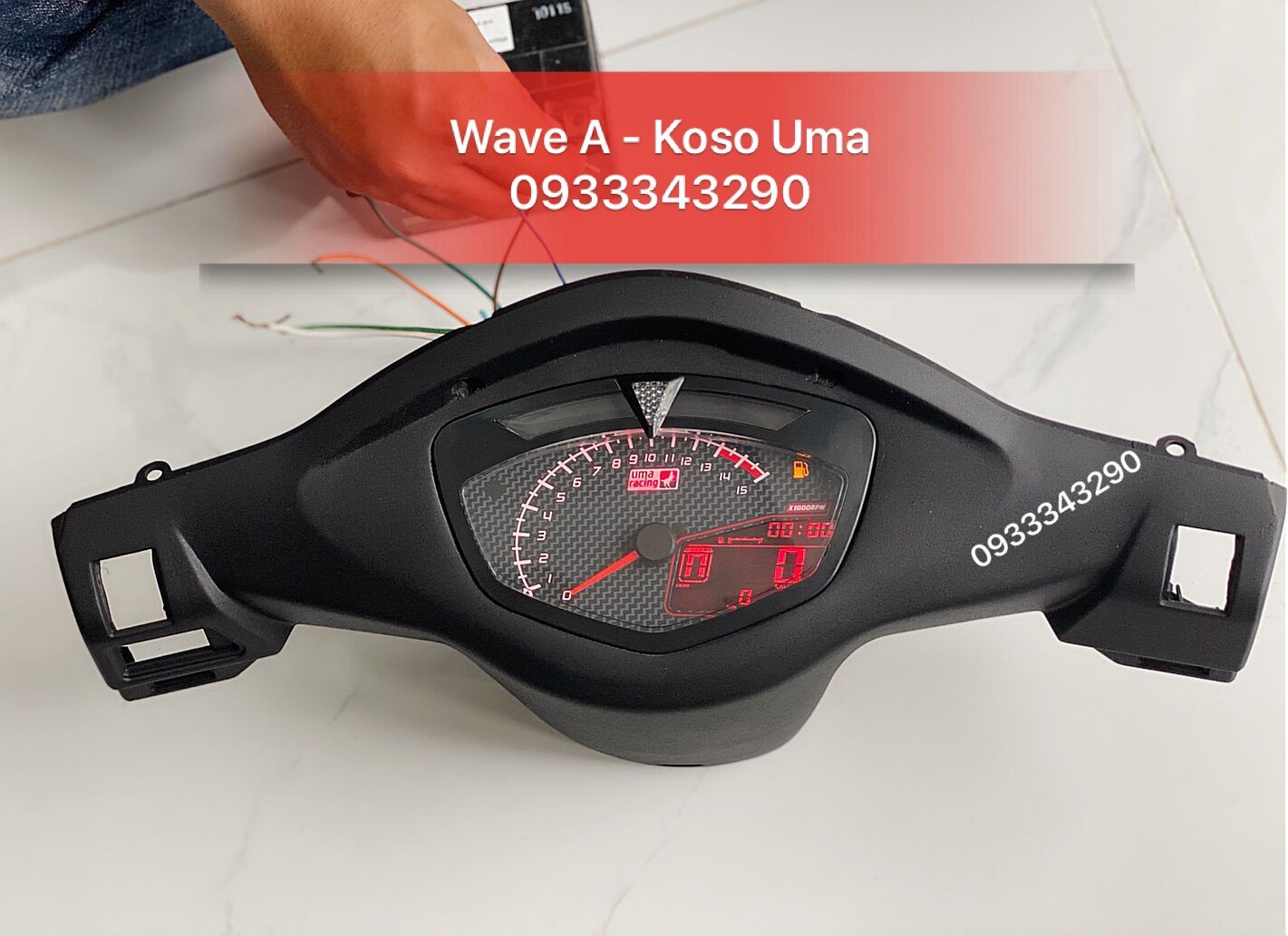 Trọn Bộ Wave RS ( Alpha , S100 ) Chế Đồng Hồ KoSo Uma 2010
