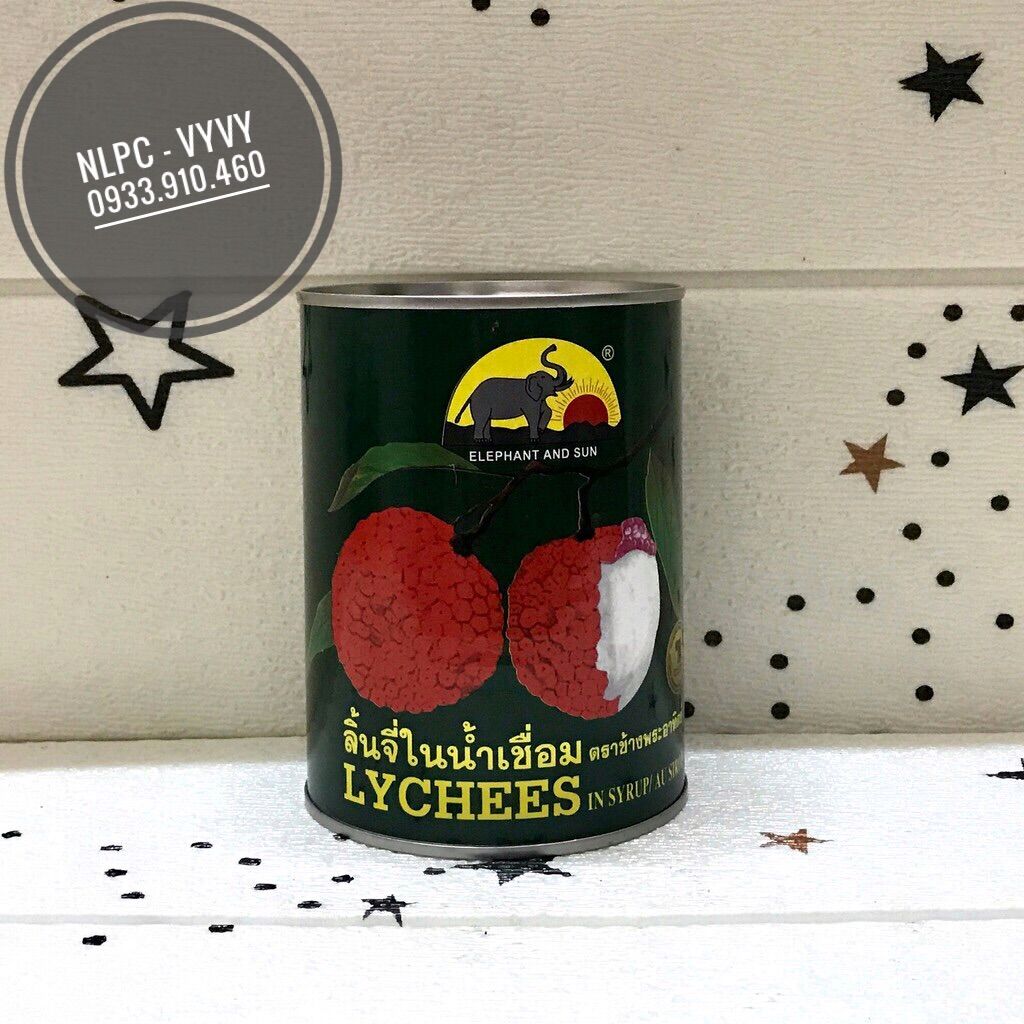 Vải thiều ngâm nước con voi thái - 565g