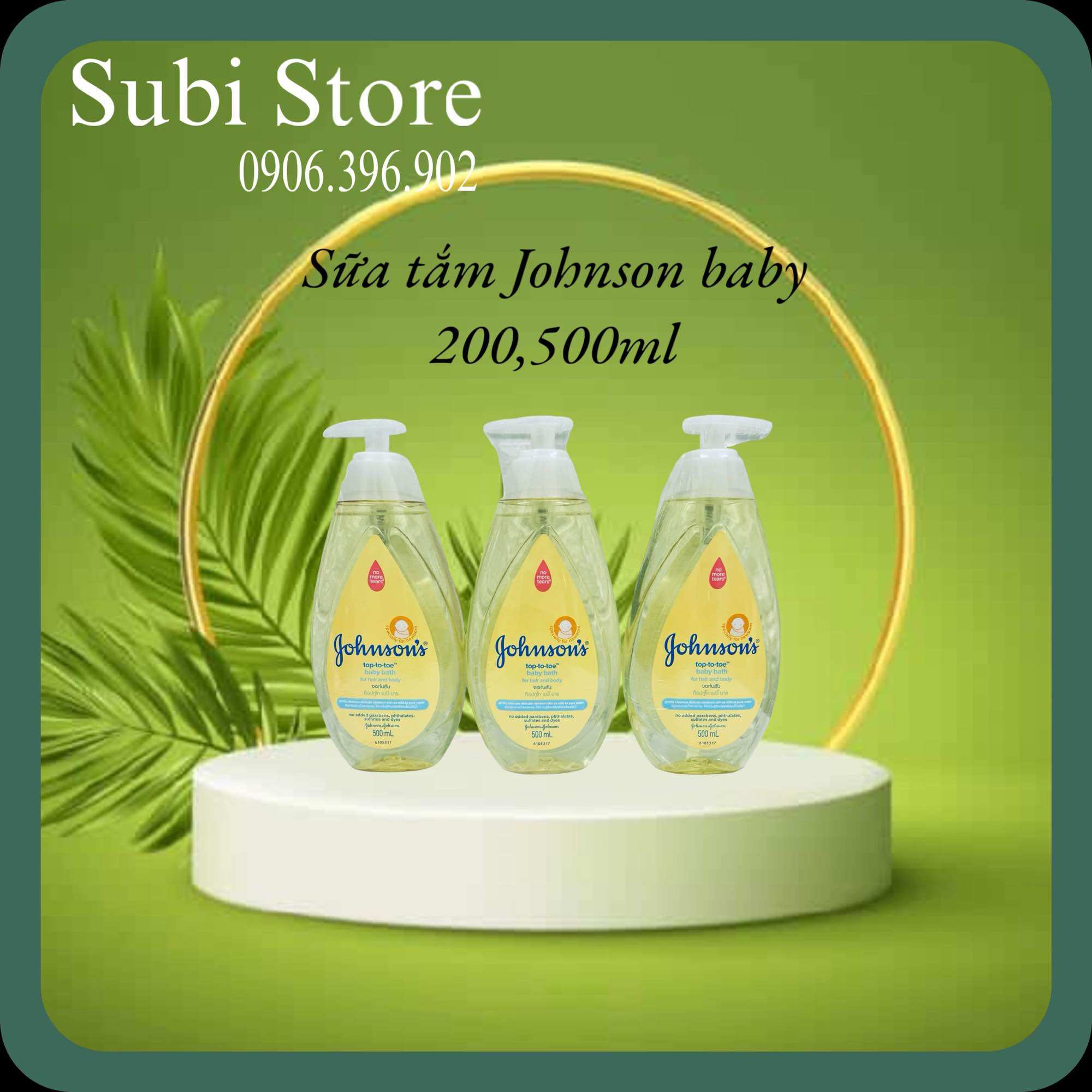 Sữa tắm gội toàn thân trẻ em johnson baby chai 200ml