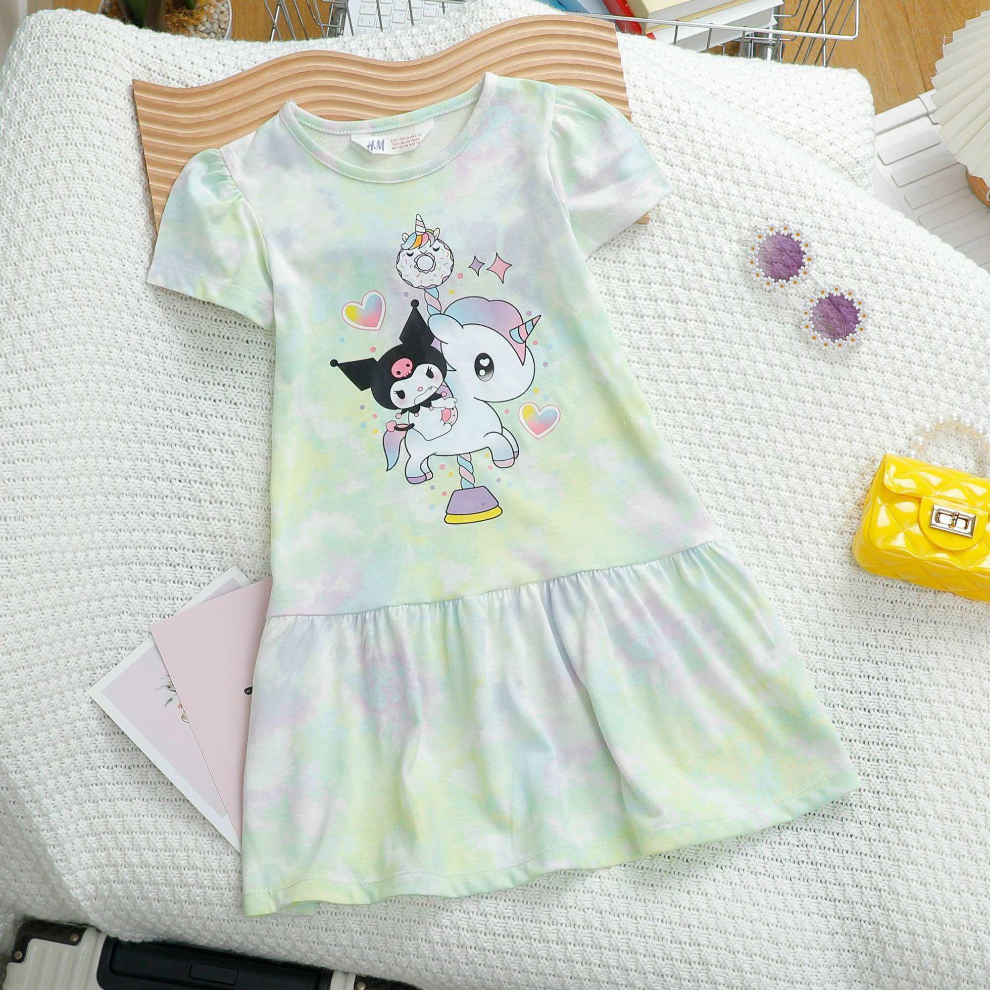 Đầm/Váy Đuôi Cá Thun Cotton H.&M (Size: 12-39kg)