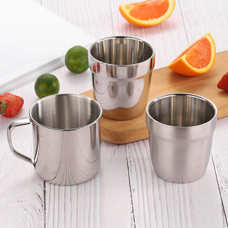 Cốc Nước Bằng Thép Không Gỉ 304 Cho Trẻ Em Cốc Nước Cho Trẻ Sơ Sinh Cốc Nước Cho Trẻ Em Từ 7cm Cốc Nước Có Tay Cầm Thiết Kế Hình Trái Tim