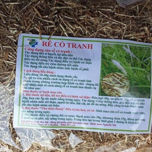 Rễ Cỏ Tranh Khô Nấu Nước Sâm