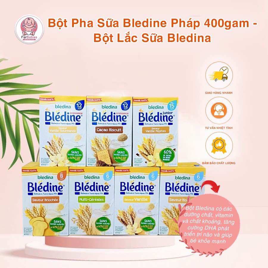 Bột lắc sữa bledina 210gr/250gr/400gr