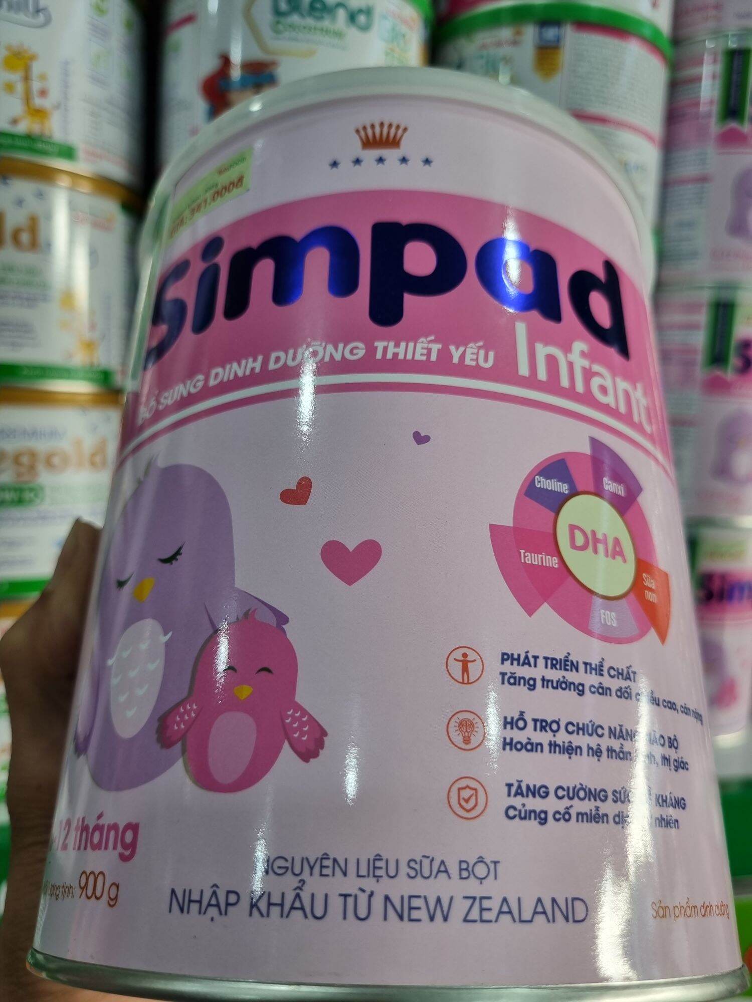 Sữa Simpad Infant 900g date luôn mới