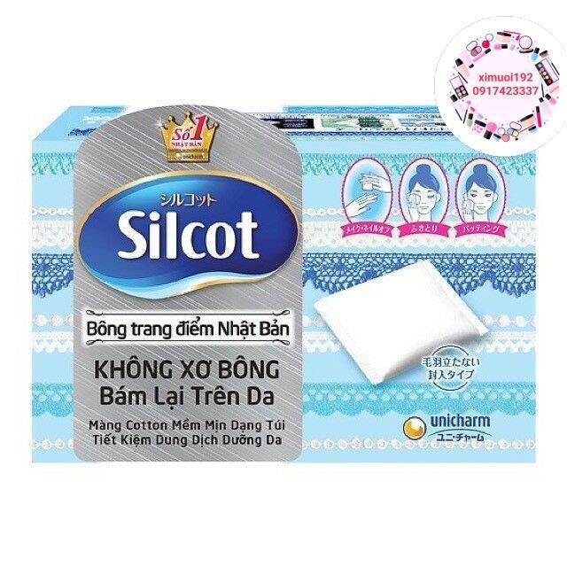 Bông tẩy trang Silcot 82 miếng