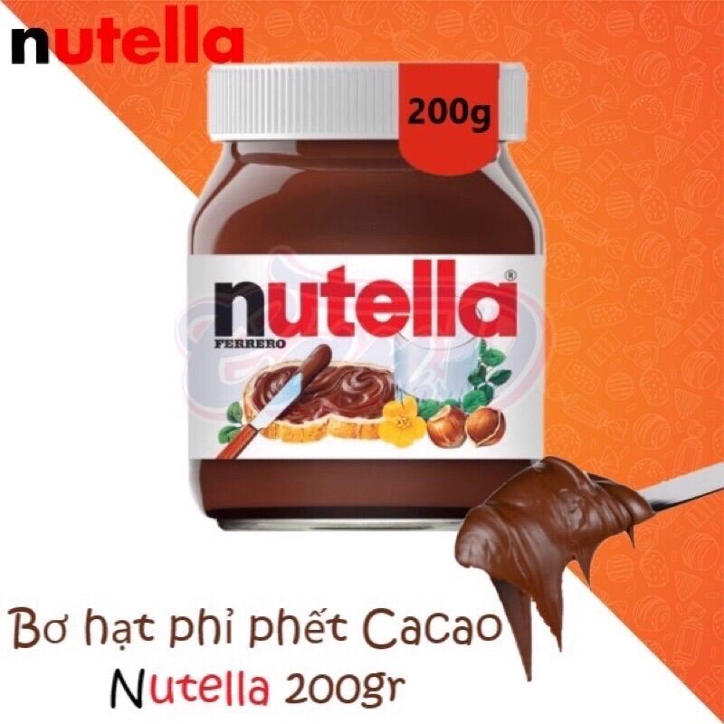 Bơ hạt phỉ phết Cacao Nutella 200g thumbnail