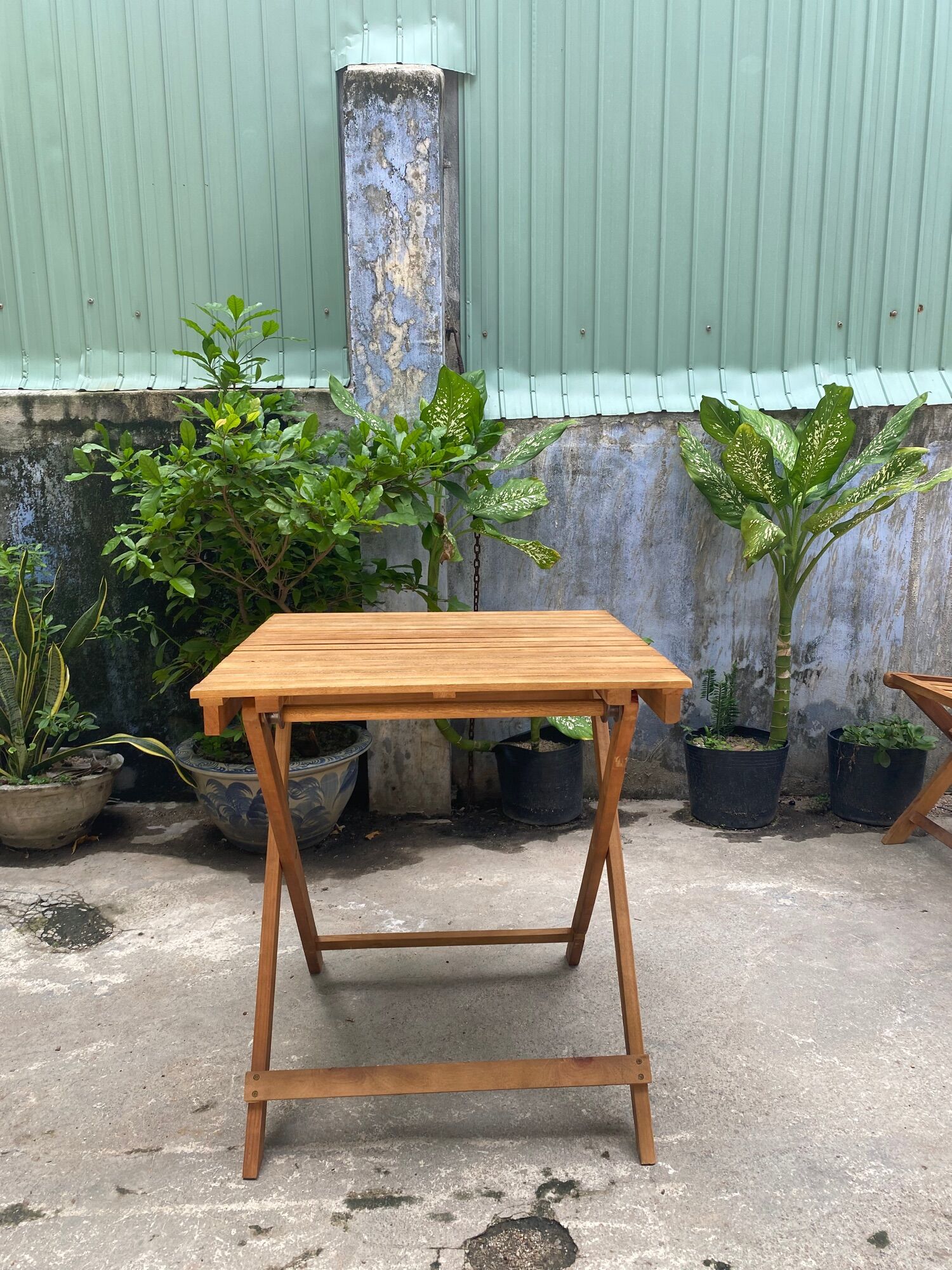 Bàn gỗ xếp gọn