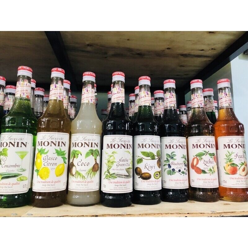 Siro Monin Chai 700ML Đủ Vị