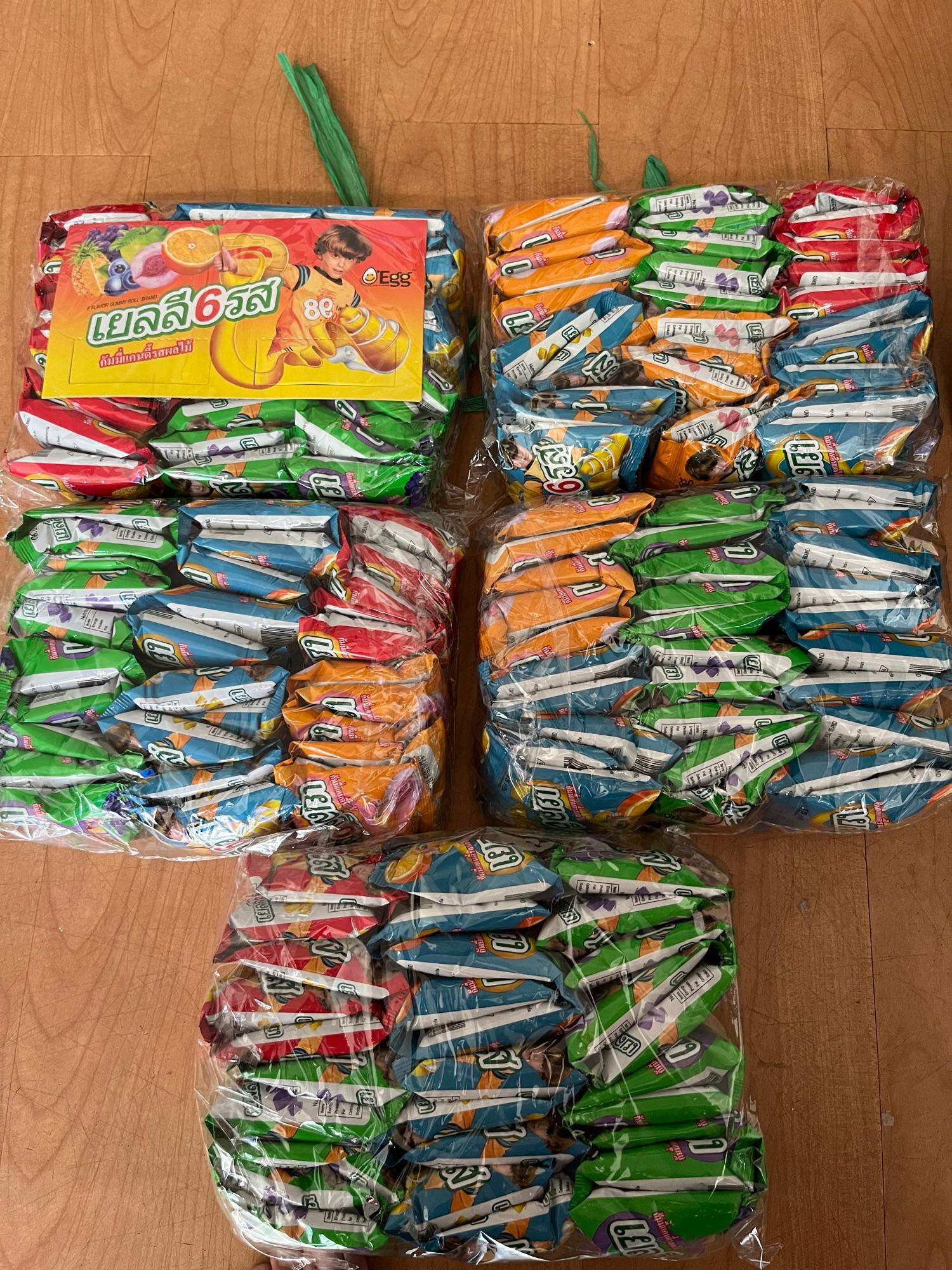 KẸO CUỘN TRÁI CÂY JELLY ROLL CANDY ( Bịch 30 gói)