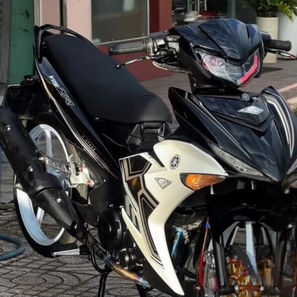 tem rời exciter 150 trắng đen y 15zr cao cấp