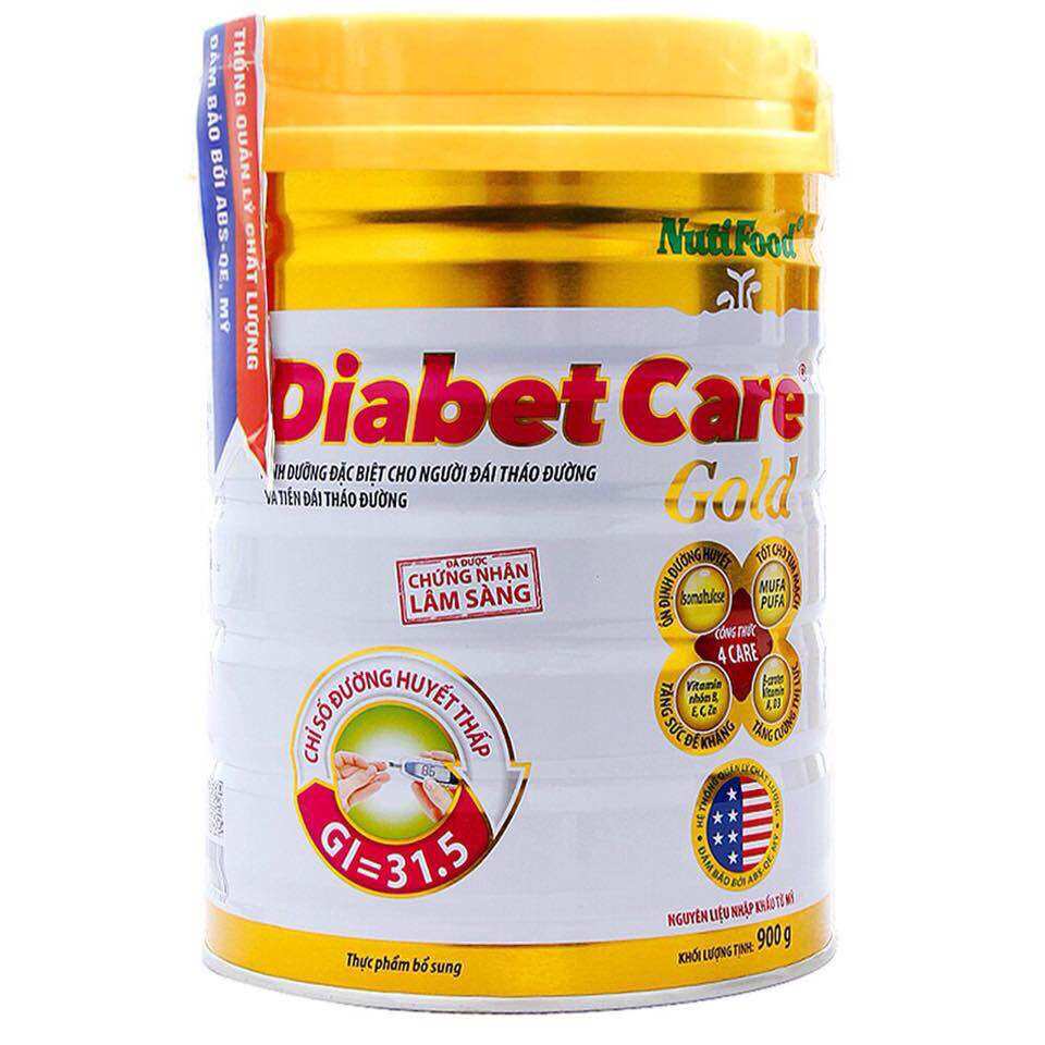 Sữa bột diabetcare gold 900g nutifood .