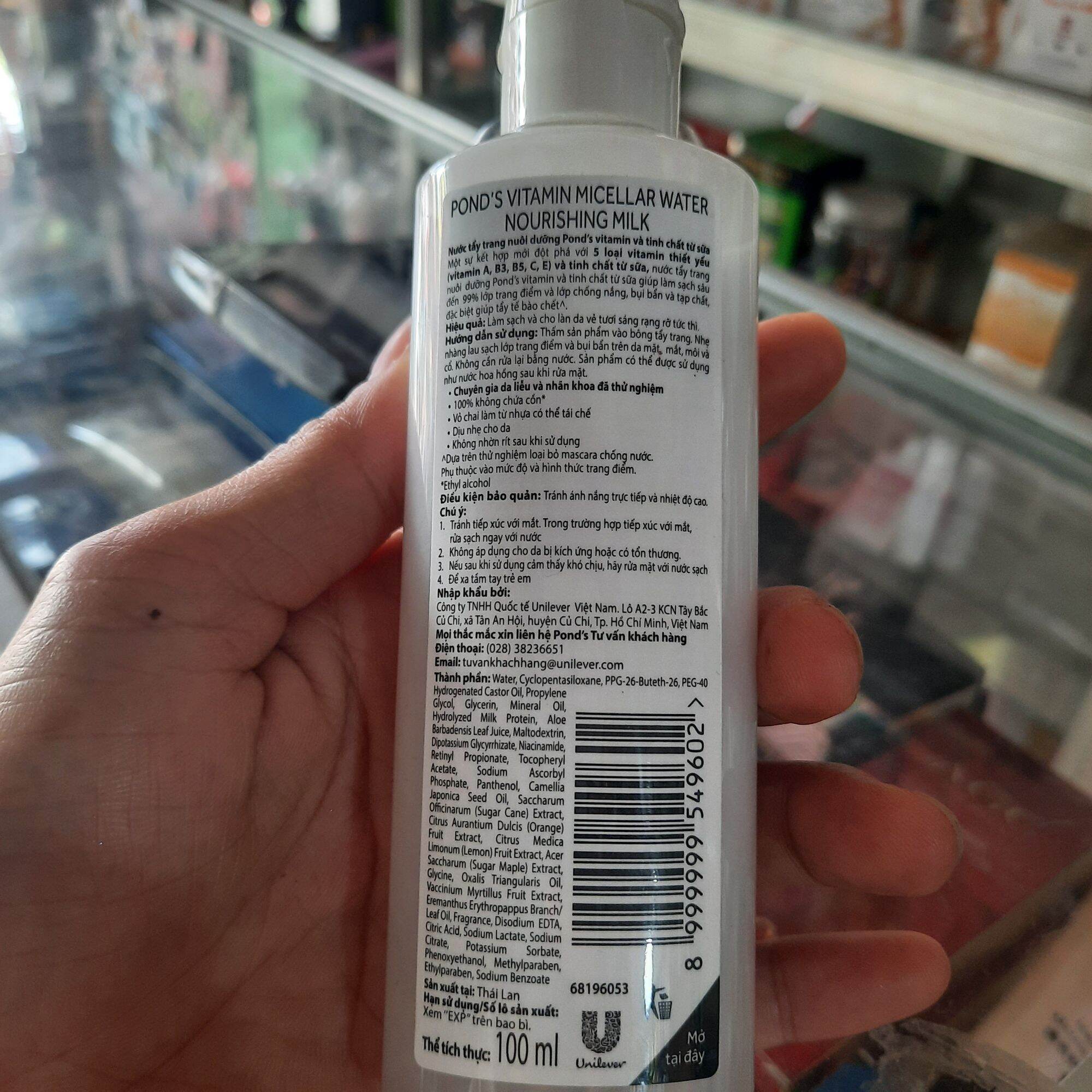 nước tẩy trang pond's 100ml