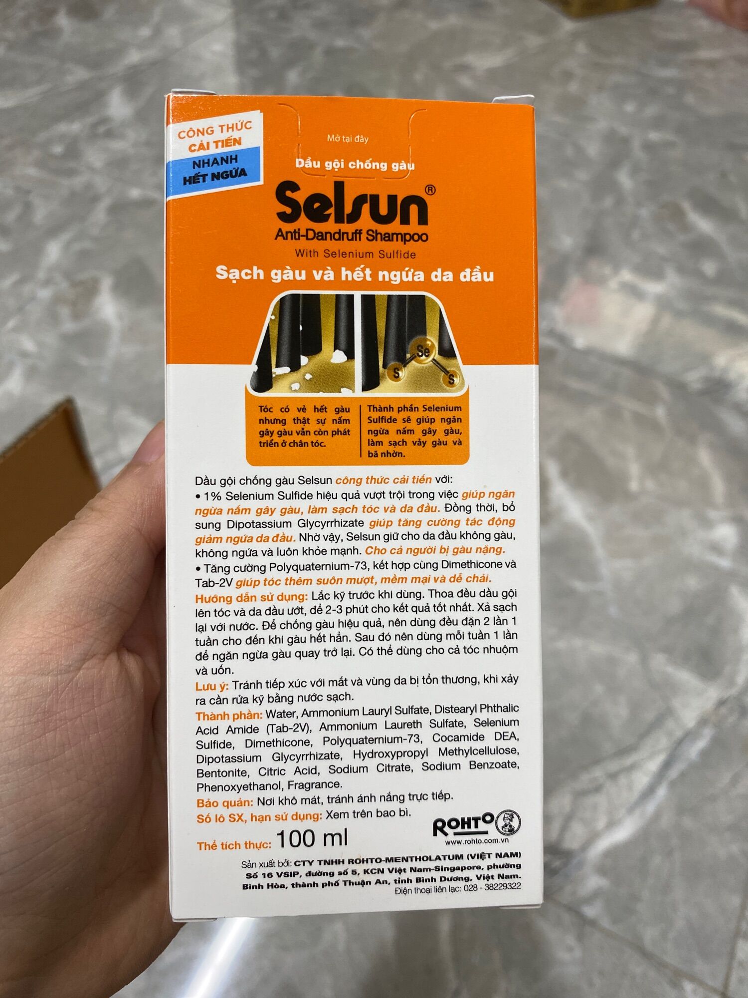 Dầu gội Chống gàu Selsun 100ml