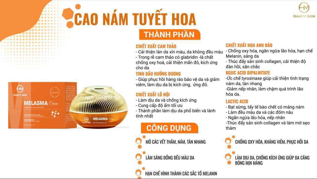 Combo nám và serum nám Hammy skin