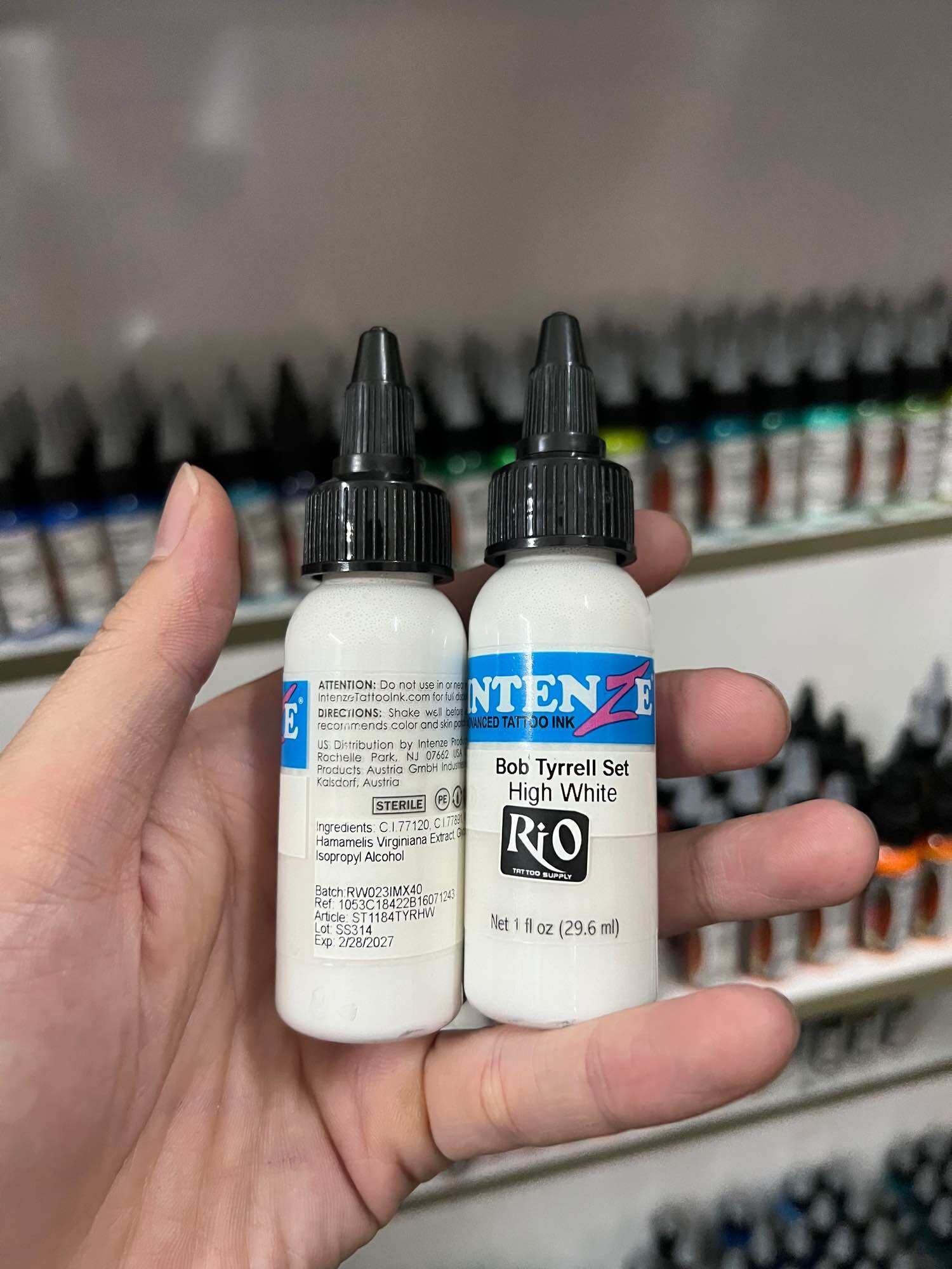 Mực xăm Intenze high white siêu trắng chính hãng USA