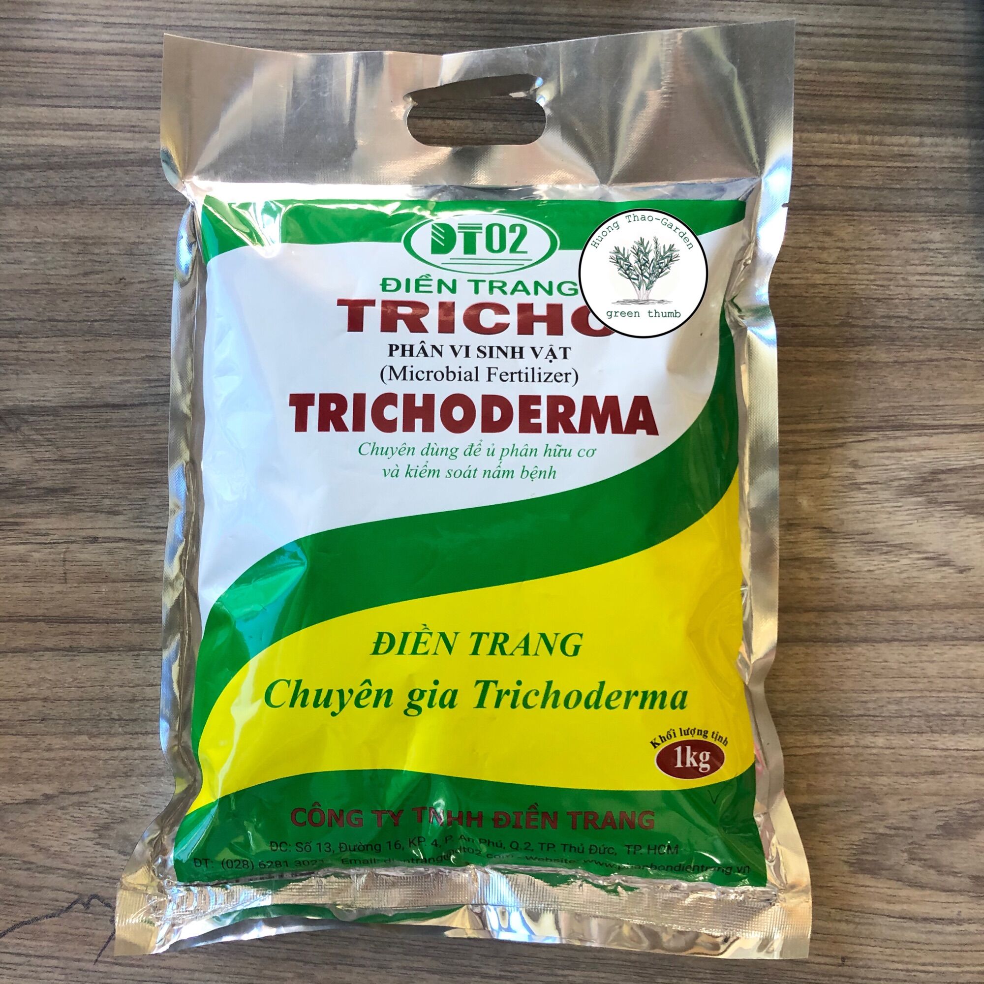 Nấm Đối Kháng Trichoderma Phân Hữu Cơ Vi Sinh - Chế Phẩm Ủ Rác 1kg