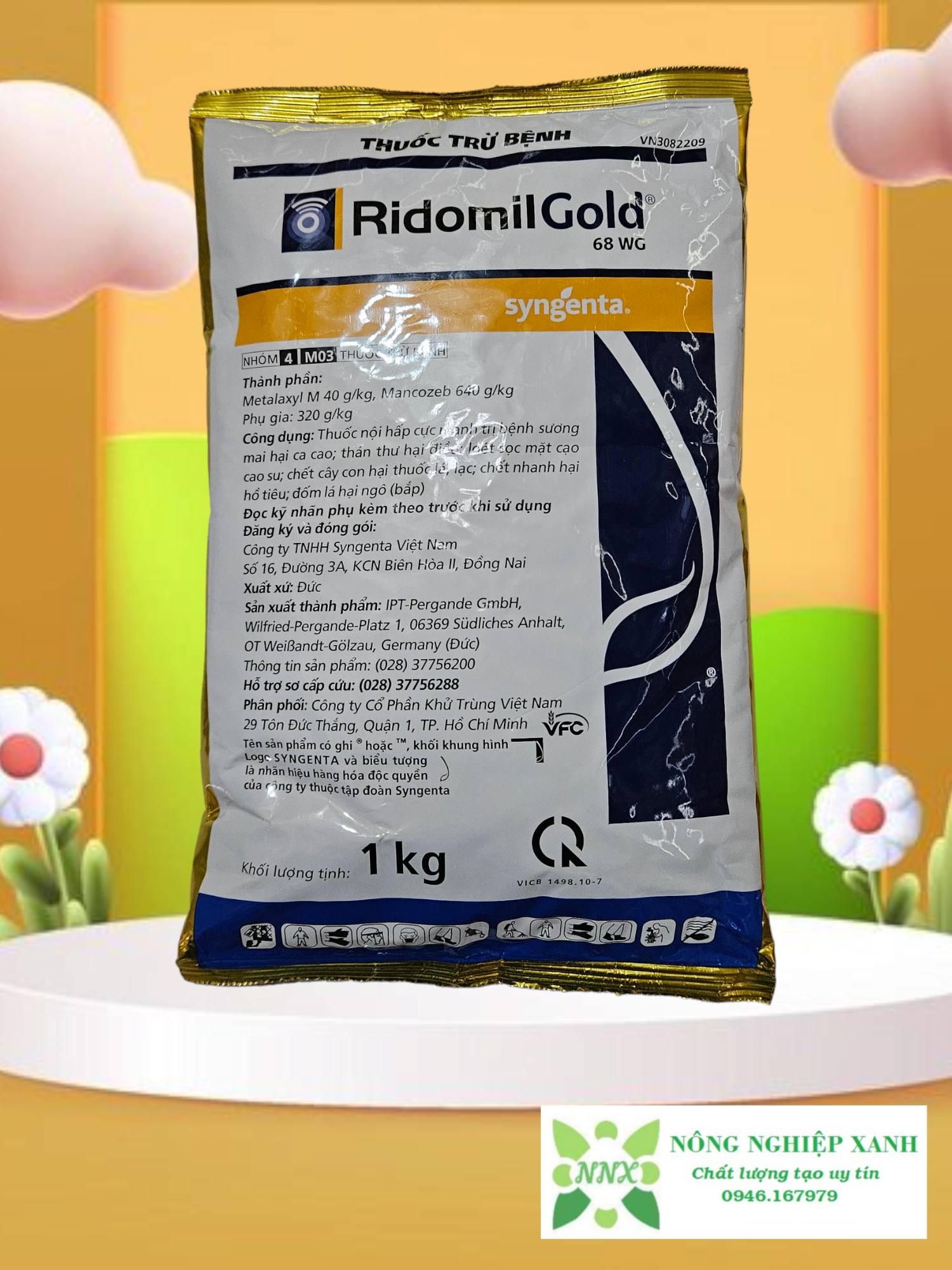 Ridomil Gold 68Wg - Plant Disease Control Product - Genuine Syngenta