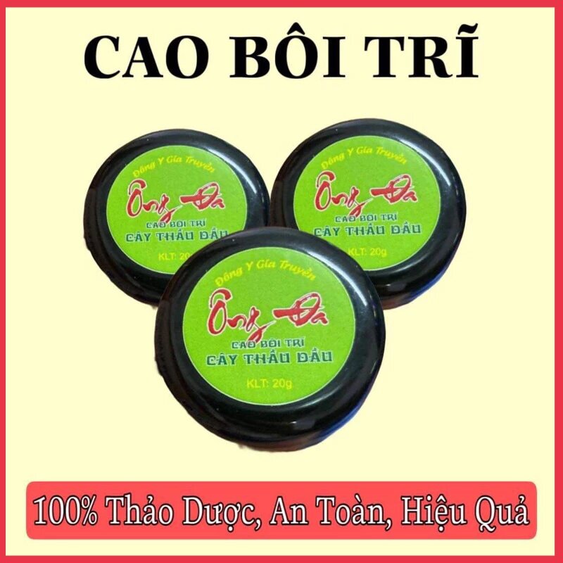 Cao Bôi Trĩ cây thầu dầu tía Ông Đa
