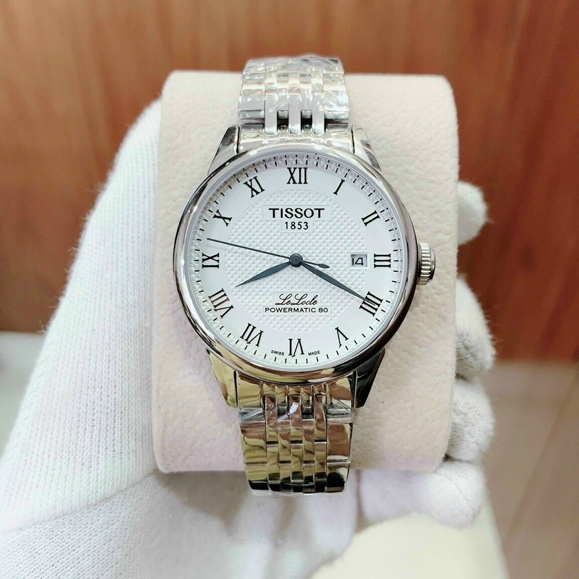 Đồng hồ tissot đồng hồ nam cơ dây kim loại