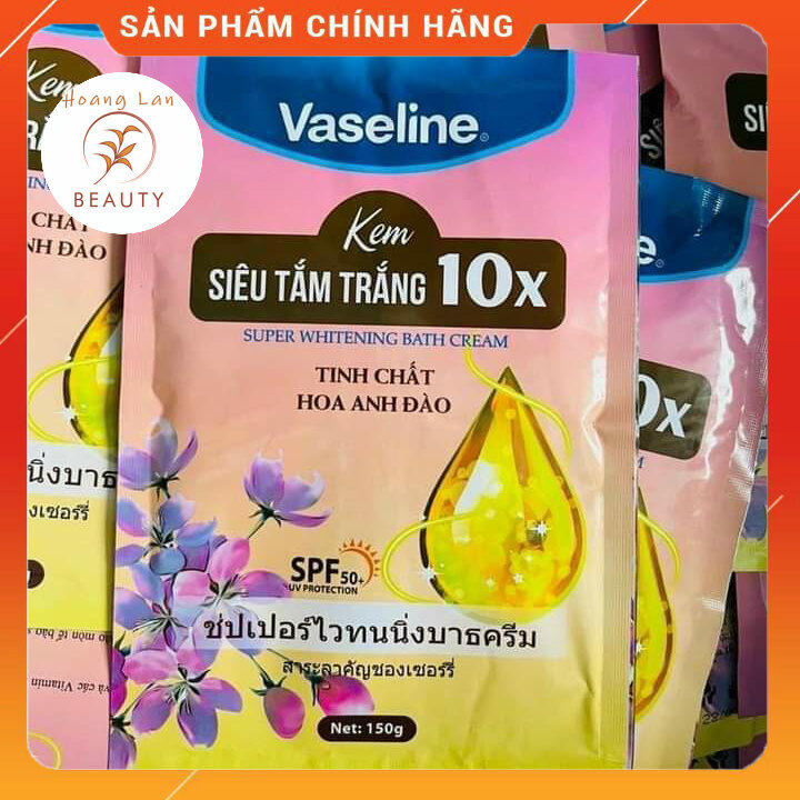 Tắm Trắng Vaseline Thái 10x Bao Trắng