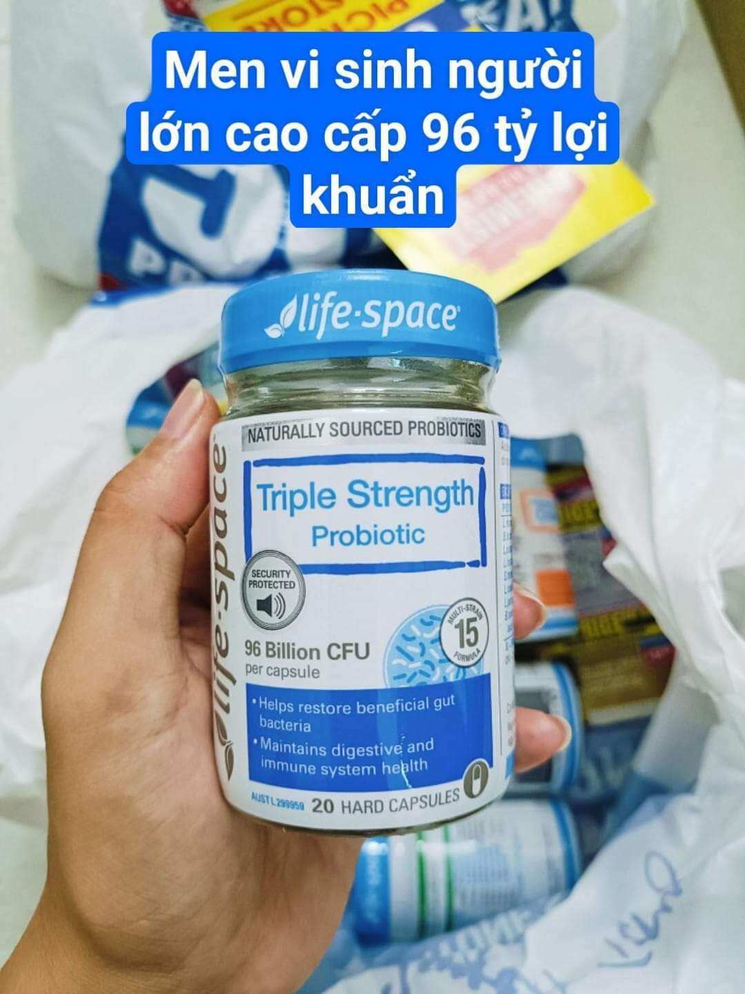 Men vi sinh 96 tỷ lợi khuẩn Life space