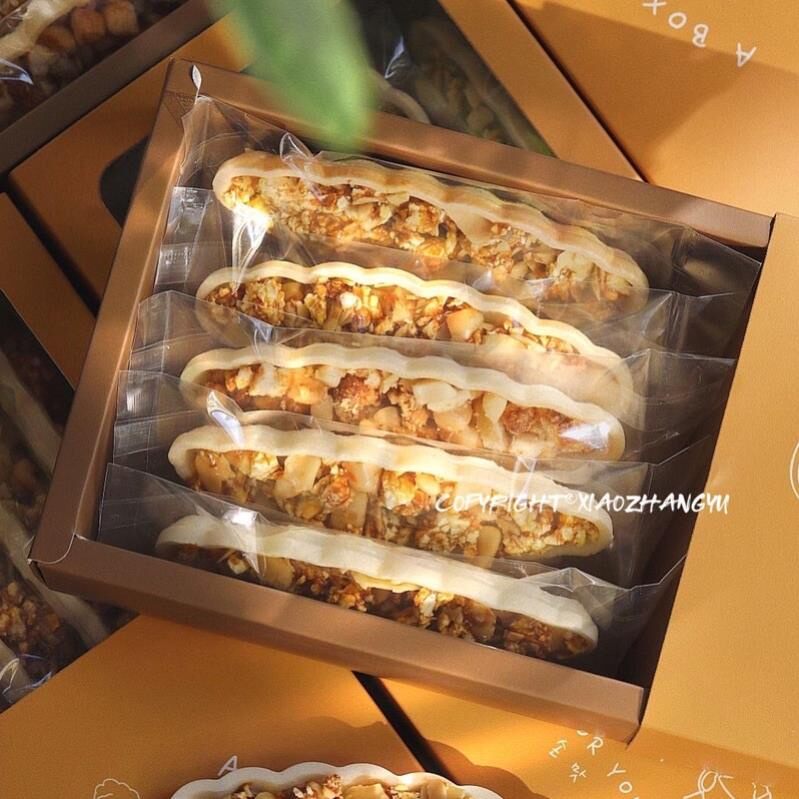 Túi đựng bánh đế thuyền 100 cái