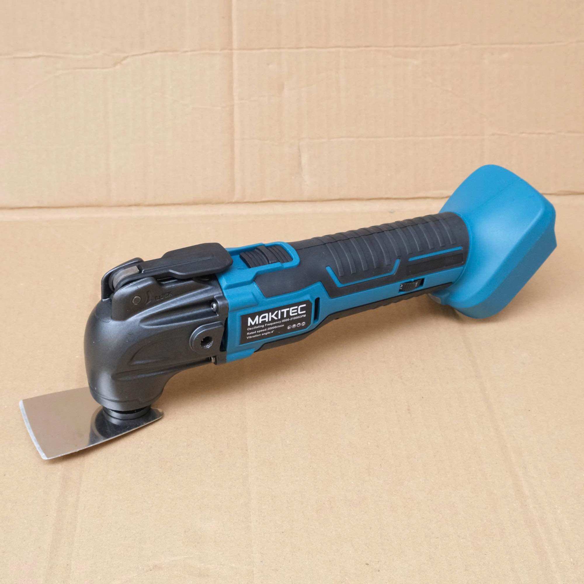 Máy Cắt Rung MAKITEC Pin Phổ Thông 18- 21V, Có Chỉnh 6 Cấp Độ, TẶNG KÈM BỘ LƯỠI
