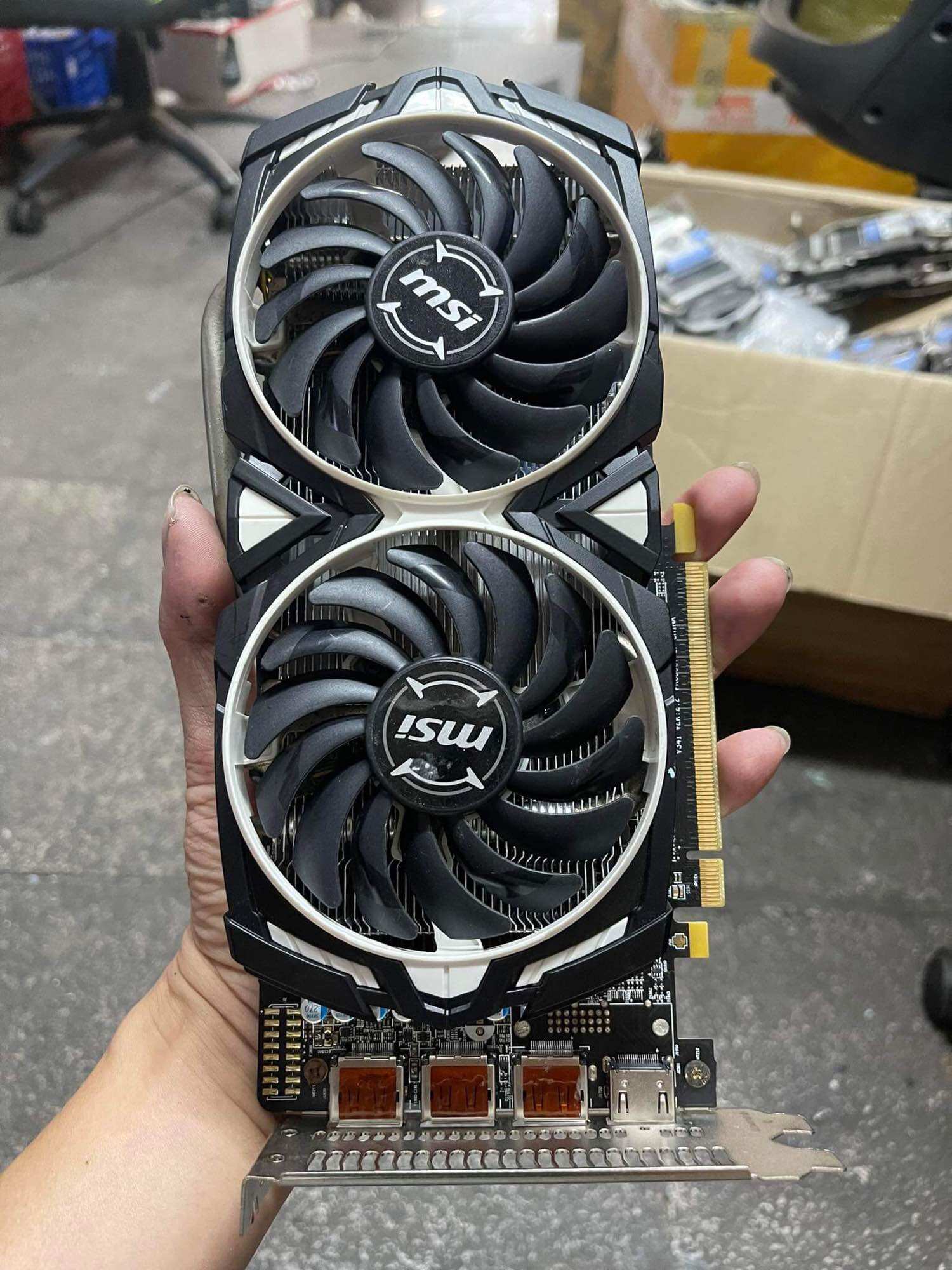 Card màn hình Msi RX570,Rx580 8G amor ( bh 3th )