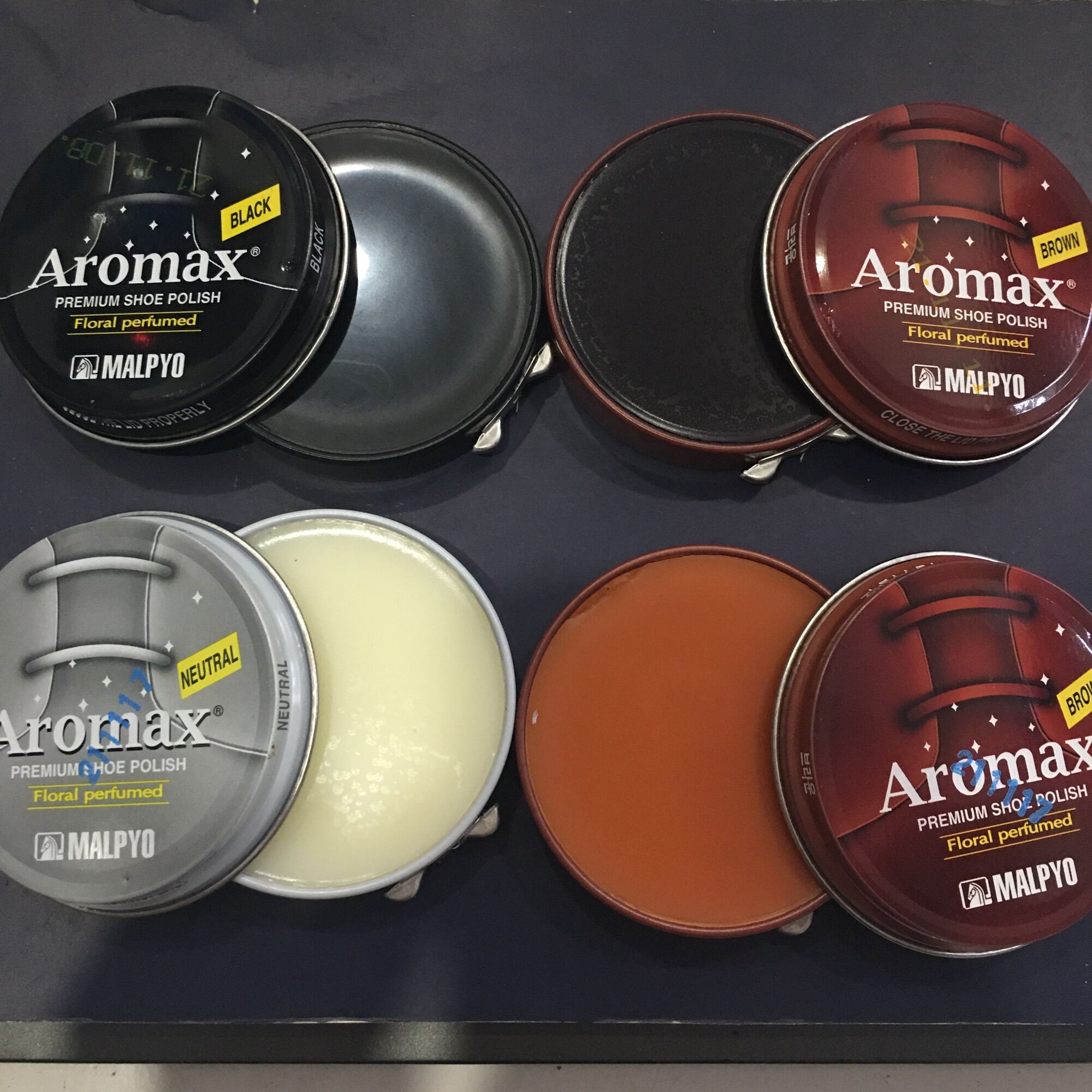 Xi đánh giày Aromax Hàn Quốc (đen , nâu , vàng , không màu)