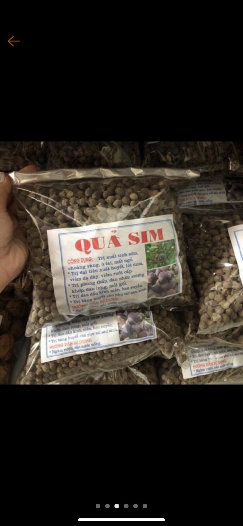 500gram sim rừng Tây Nguyên khô