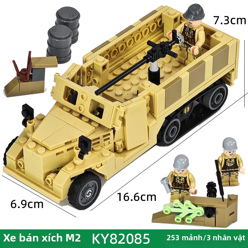 Kazi | Đồ Chơi Lắp Ráp Xe Bọc thép Quân Sự