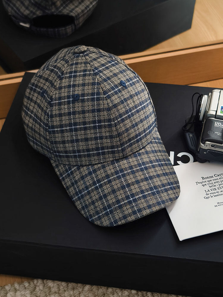 Wool Blend Retro Check Baseball Cap S Giá 919,000 Đồng*Miễn phí vận chuyển