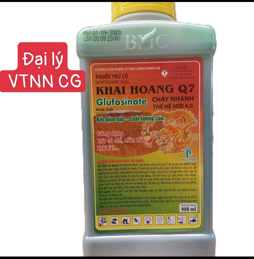 Thuốc trừ cỏ KHAI HOANG Q7 Chai 900mL