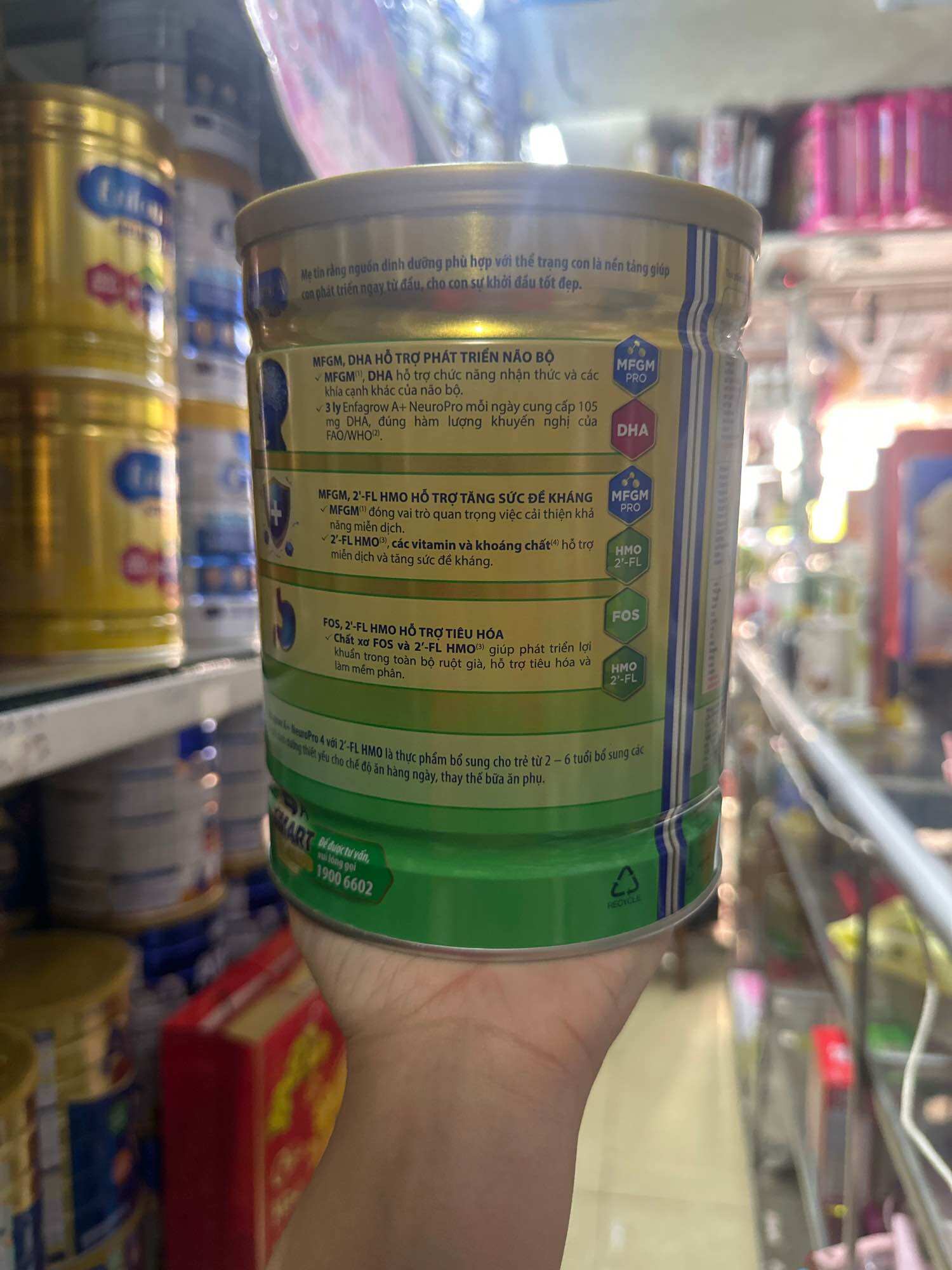 Sữa Enfagrow A+ 4 830G MFGM Pro & DHA (2-6 tuổi)