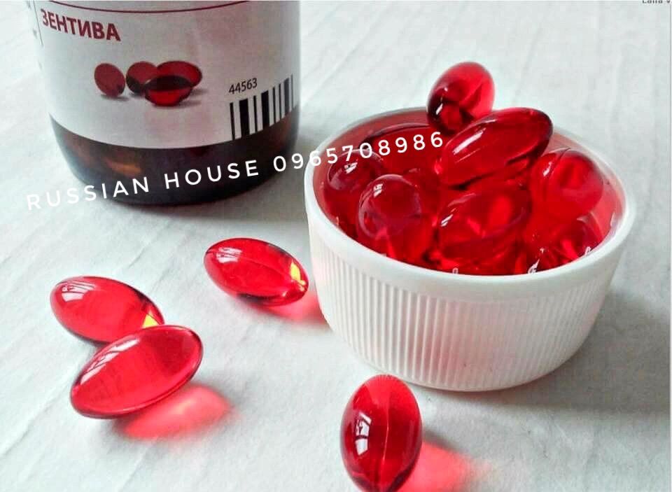 Vitamin E đỏ của Nga( Lọ thuỷ tinh)/30 viên
