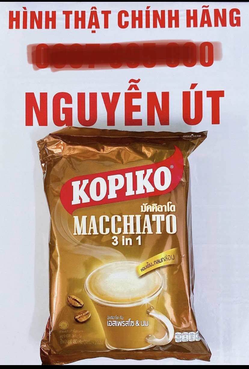 Cafe kopiko macchiato bịch 20 gói x 24g