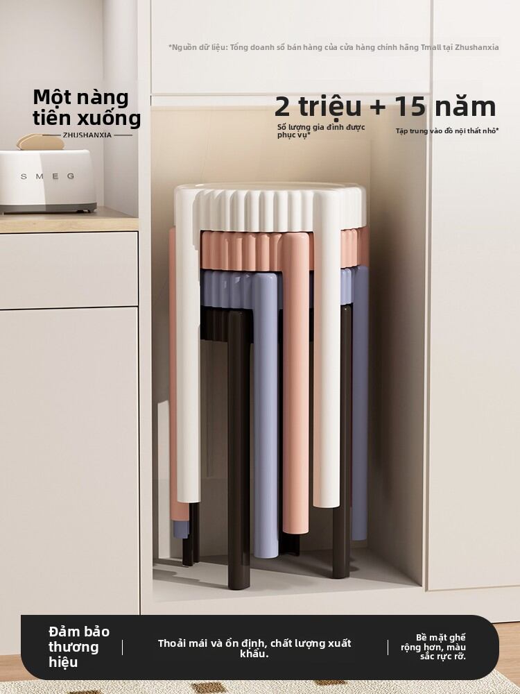 ZHUSHANXIA | Ghế Gấp Đẹp Đựng Chồng