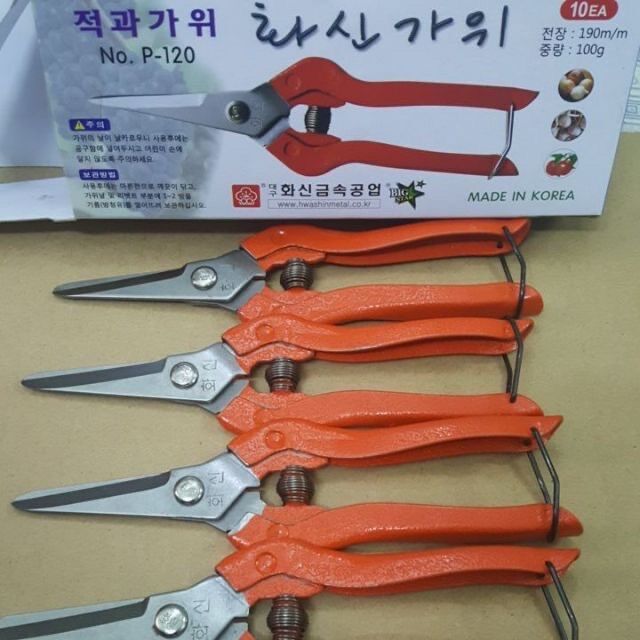 Kéo cắt đa năng p-120 hàn quốc hwashin kéo cắt dây điện kéo cắt nhựa mỏng